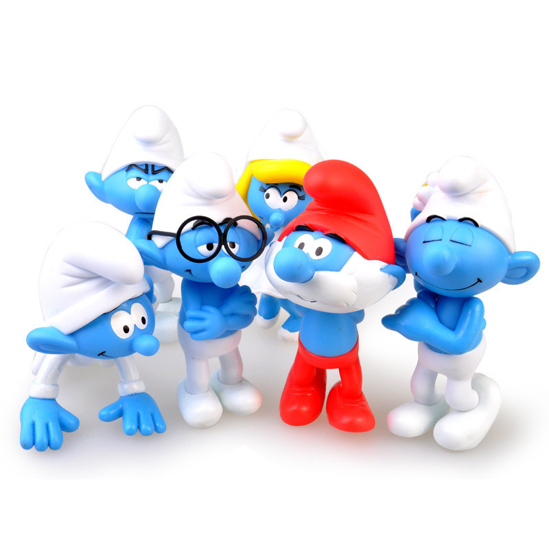 The Smurfs Figure Set of 6 13cm 5.1inches