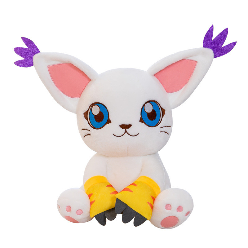 Gatomon from Digimom Soft Stuffed Plush Multiple Sizes
