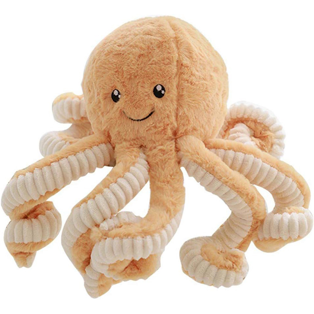 Orange Octopus Plush Toy 18cm 7inches