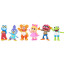 Muppets 14436 Babies 6 Pack Playroom Figure Set