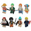 One Piece Brick Minifigure Custom Set 8 Pcs