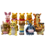 Winnie The Pooh Figure Statue 10 Pcs Set