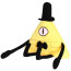 Gravity Falls Bill Cipher Yellow 40cm 15.74 inches