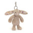Jellycat Blossom Beige Bunny Petal Bag Charm 13cm 5 inches