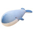 Whale Soft Stuffed Plush with Washable Cover Multiple Sizes Blue