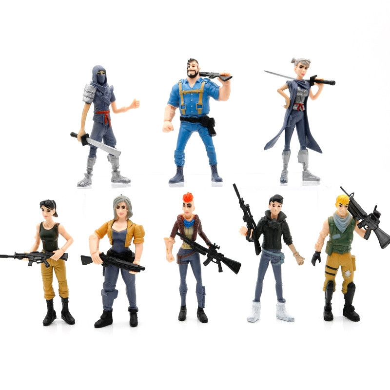 Fortnite Action Figures 8 pc Player Set