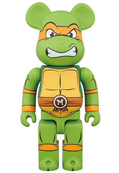 400% Bearbrick Michelangelo Teenage Mutant Ninja Turtles