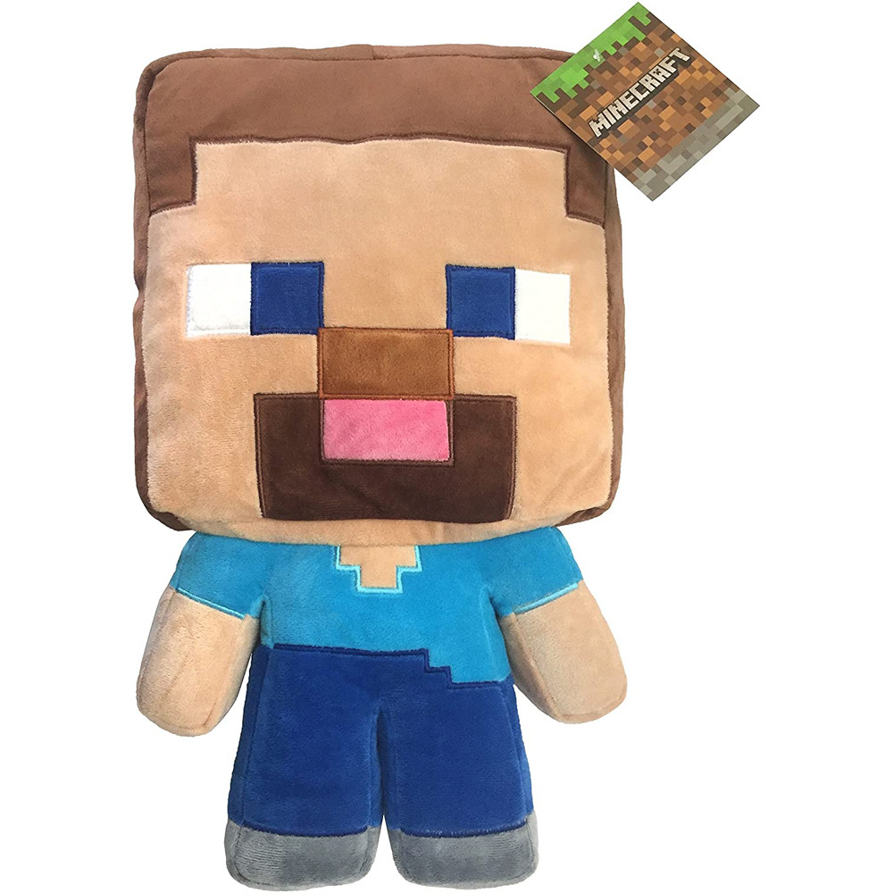 Mojang Minecraft Steve Plush Pillow Buddy 16 inch