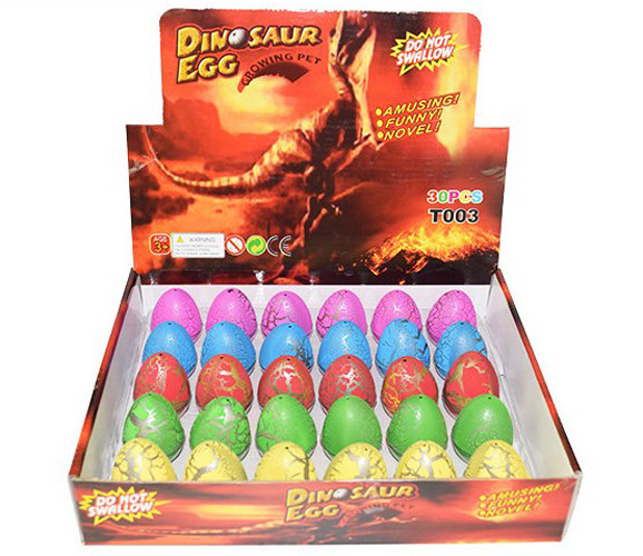 Set of 30 Hatching Animal Dinosaur Eggs