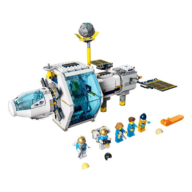 City Lunar Space Station 60349 Brick Building Kit