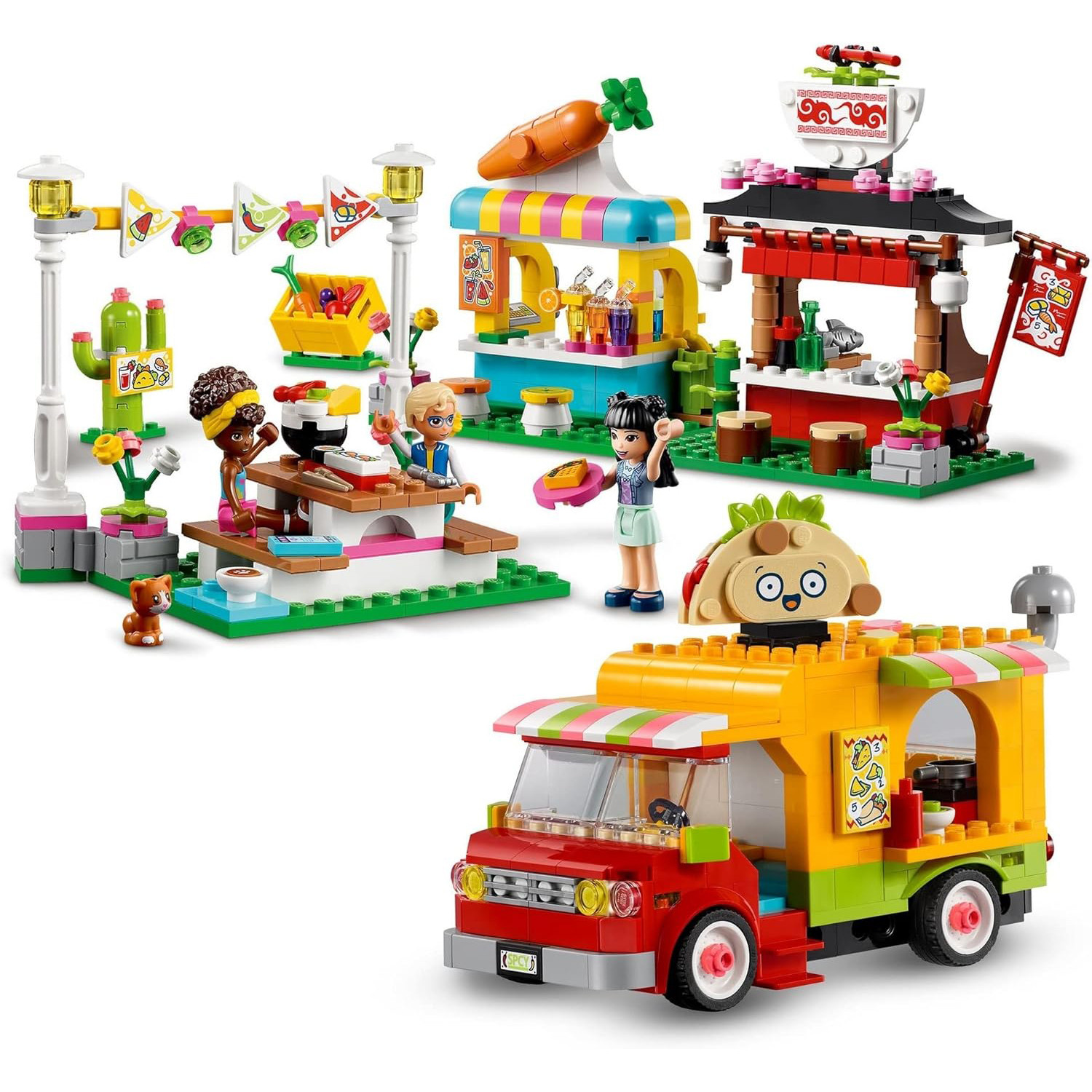 Friends Street Food Market 41701 Brick Building Kit