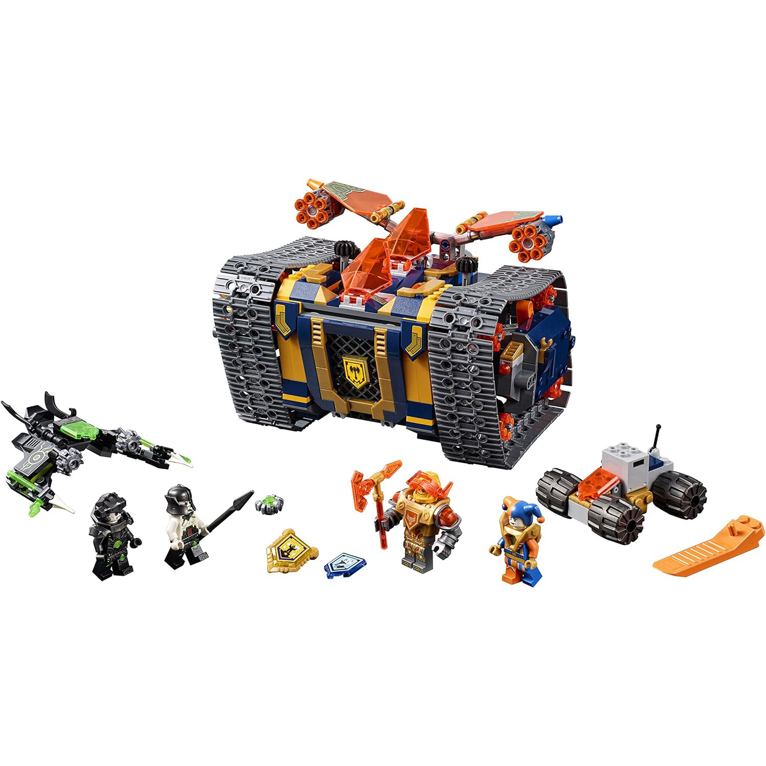 Nexo Knights Axl's Rolling Arsenal 72006 Brick Building Kit