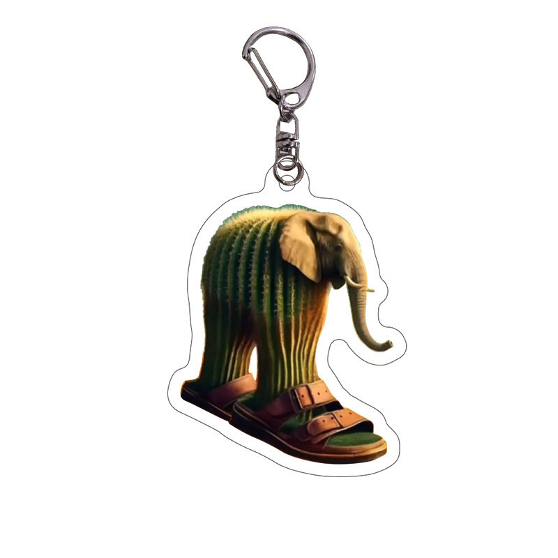 Italian Brainrot Lirili Larila Acrylic Keychain 5cm 2inches