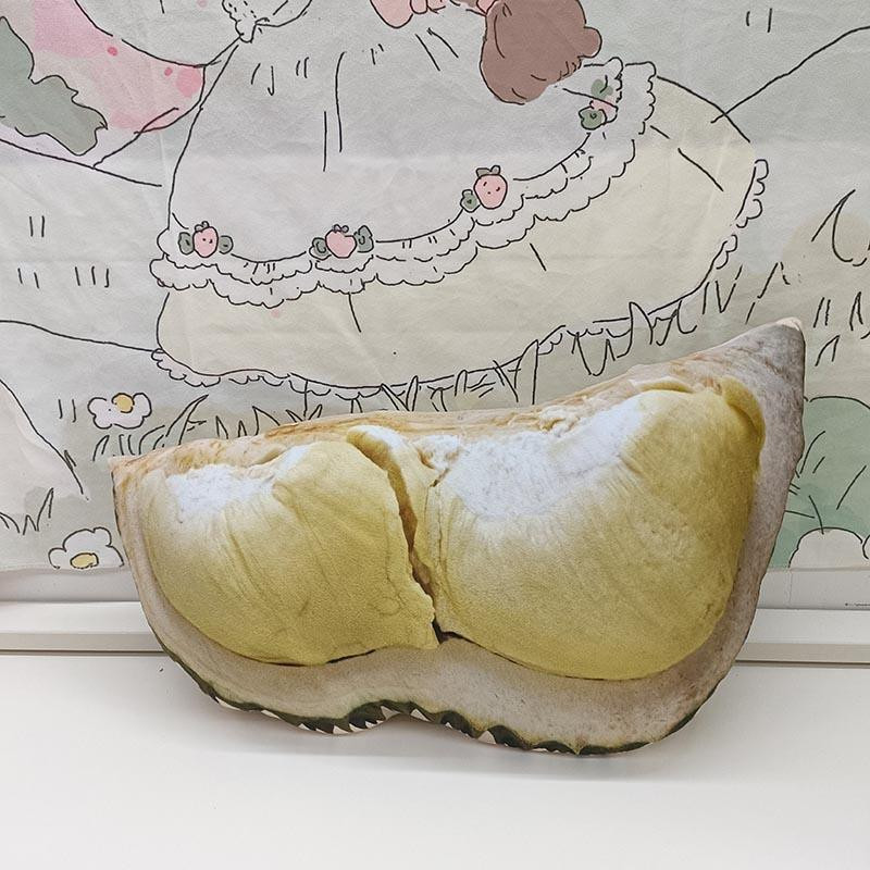 Realistic Fruit Plush Pillow 50cm 19.68 inches Cut Durian