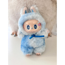 Labubu The Monsters Zimomo Blue Vinyl Plush Doll 17cm 6.69inches