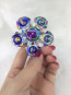 5 Sided Ball Bearing Rainbow Fidget Spinner