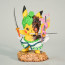 Pokemon Pikachu Cosplay Roronoa Zoro Figure Statue