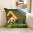 Minecraft House Soft Stuffed Plush Pillow Multiple Sizes