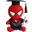 Spider Man Marvel Graduation Soft Stuffed Plush 26cm 10.23inches