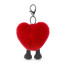 Jellycat Amuseables Heart Bag Charm 12cm 4.72inches