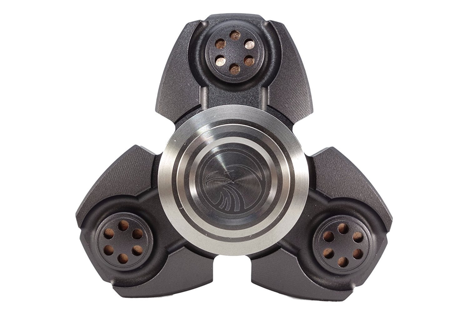 VALTCAN Titanium Hand Spinner Fidget EDC Toy (Black)