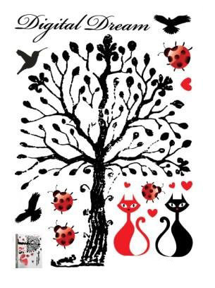 Digital Dream Wall Decal Sticker