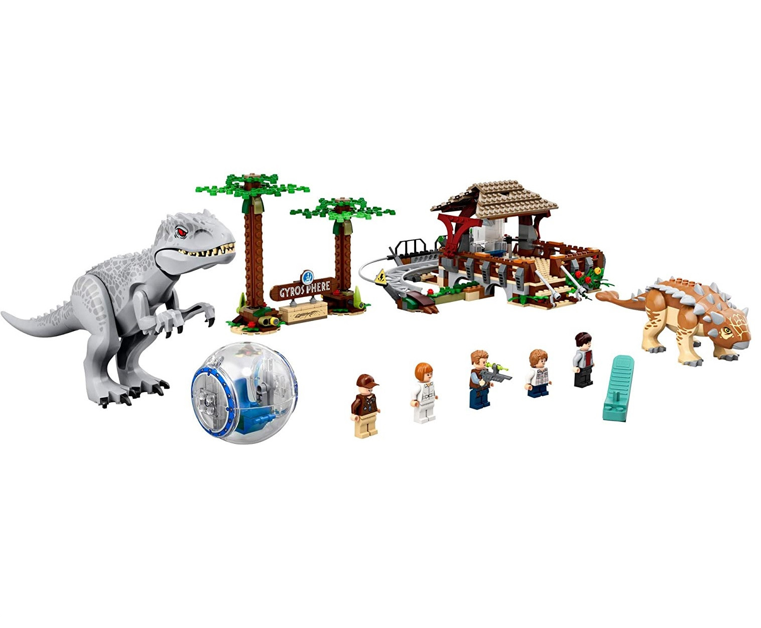 Jurassic World Indominus Rex vs. Ankylosaurus 75941 Brick Building Kit