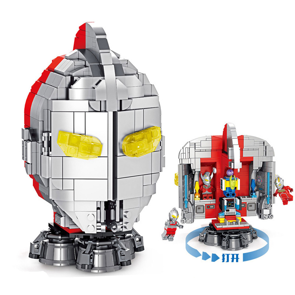 Ultraman Avatar Energy Base Tranformation Custom Brick Building Kit
