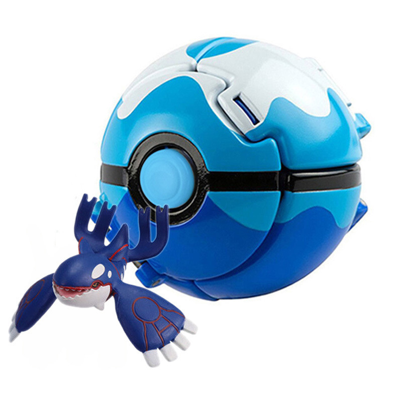 Tomy Pokemon Throw 'n' Pop Pokeball Kyogre & Dive Ball Figure Set