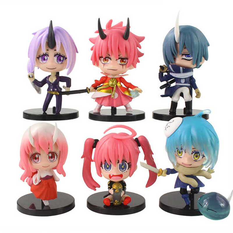That Time I Got Reincarnated As A Slime Figure Set 6 Pcs