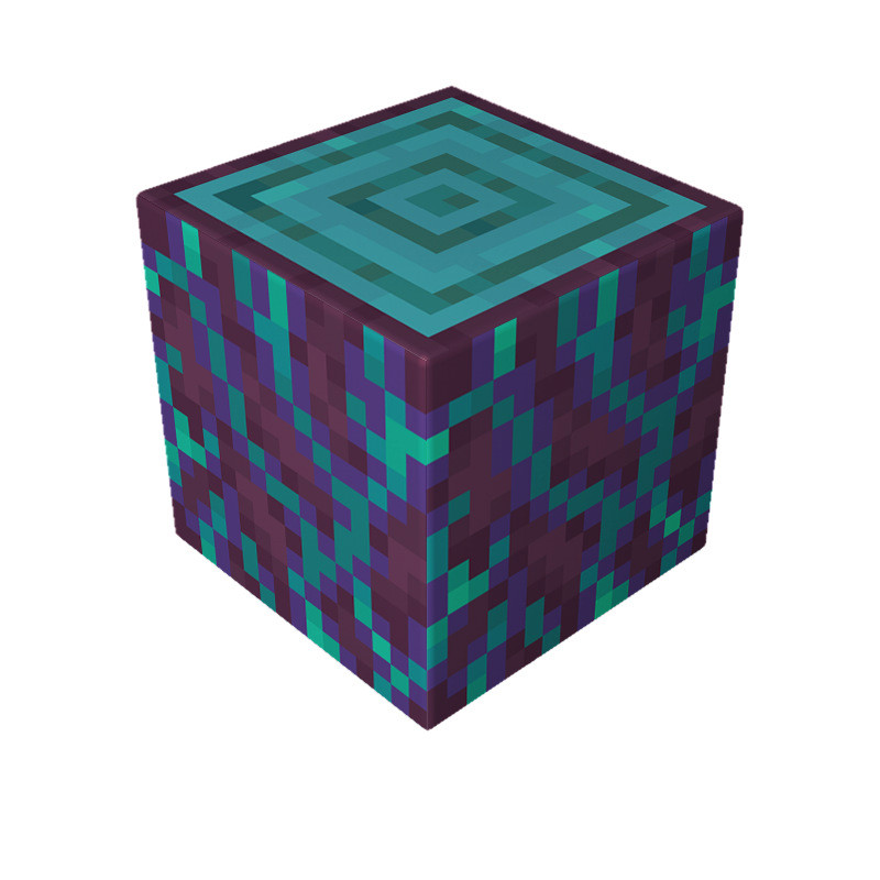 Minecraft Magnetic Warped Stem Blocks Kit Toy 3 Pcs Set