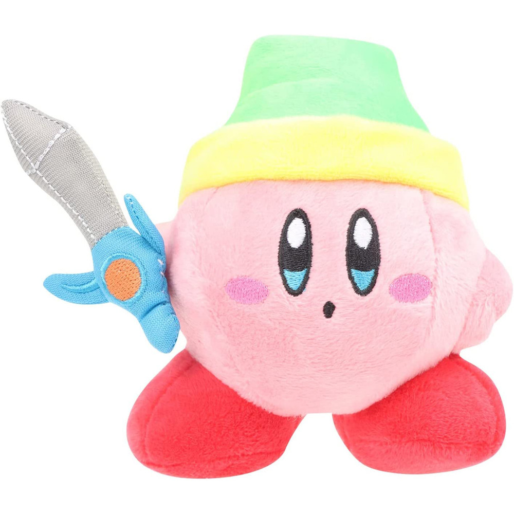 Kirby's Adventure Sword Kirby Plush Toy