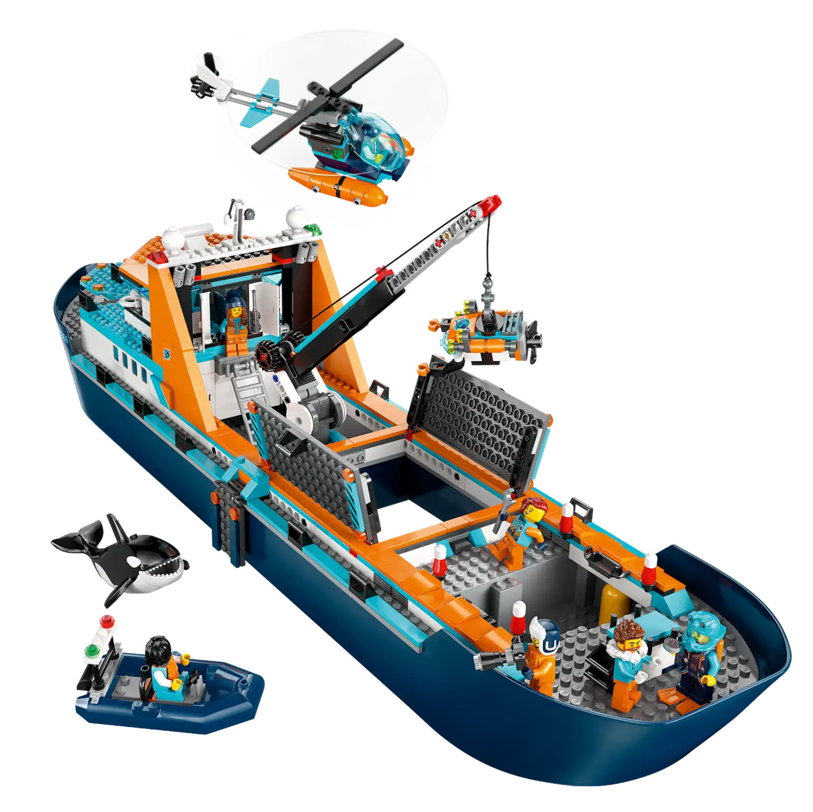 City Arctic Explorer Ship 60368 Brick Building Kit