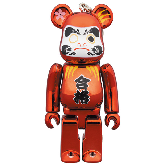 Bearbrick Daruma Red Plated 400% Figure 28cm 11.02inches
