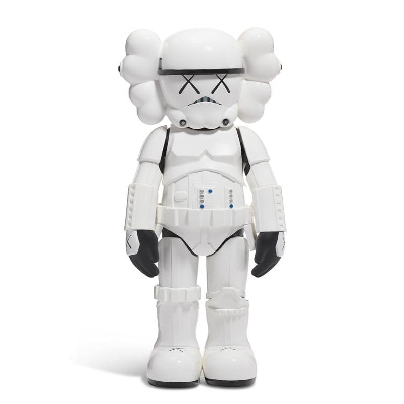 KAWS Star Wars Storm Trooper White Vinyl Figure 25cm 9.84inches