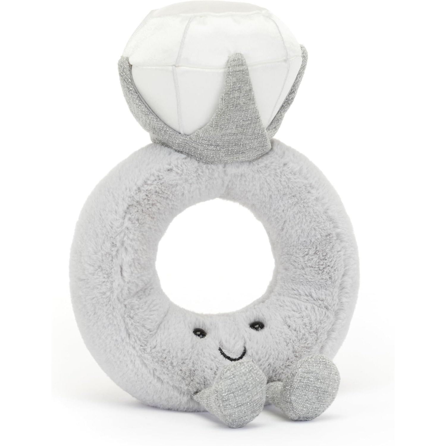 Jellycat Amuseables Diamond Ring Soft Stuffed Plush 16cm 6.29inches