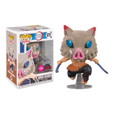 Funko Pop Inosuke Hashibira Flocked #875 Vinyl Figure
