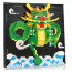 Dragon 3D Mural Custom Brick Building Kit