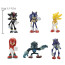 Sonic The Hedgehog Metal Sonic Figure Set 6 Pcs