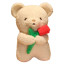 Shy Bear Cute Plush Toy