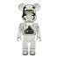 Bearbrick X-Large Sorayama 400% Figure 28cm 11.02inches Silver