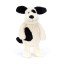 Jellycat Amuseables Bashful Black & Cream Puppy Huge Soft Stuffed Plush 40cm 15.74inches