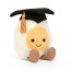 Jellycat Amuseables Boiled Egg Graduation Soft Stuffed Plush 16cm 6.29inches