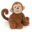 Jellycat Amuseables Fuddlewuddle Monkey Soft Stuffed Plush 30cm 11.81inches