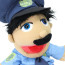 Police Officer Puppet Plush Toy 55cm 21.7inches