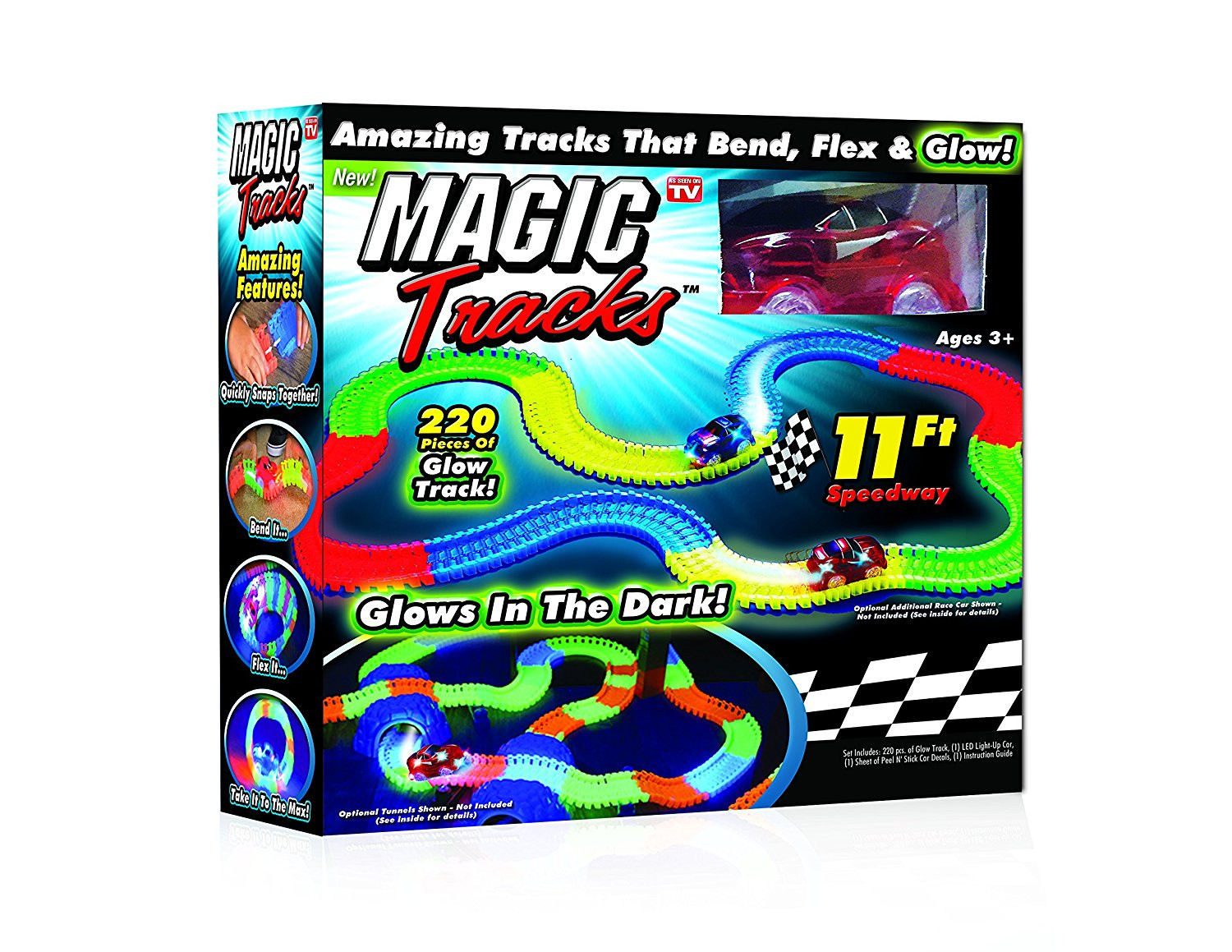 Magic Tracks - Glowing Racetrack‎