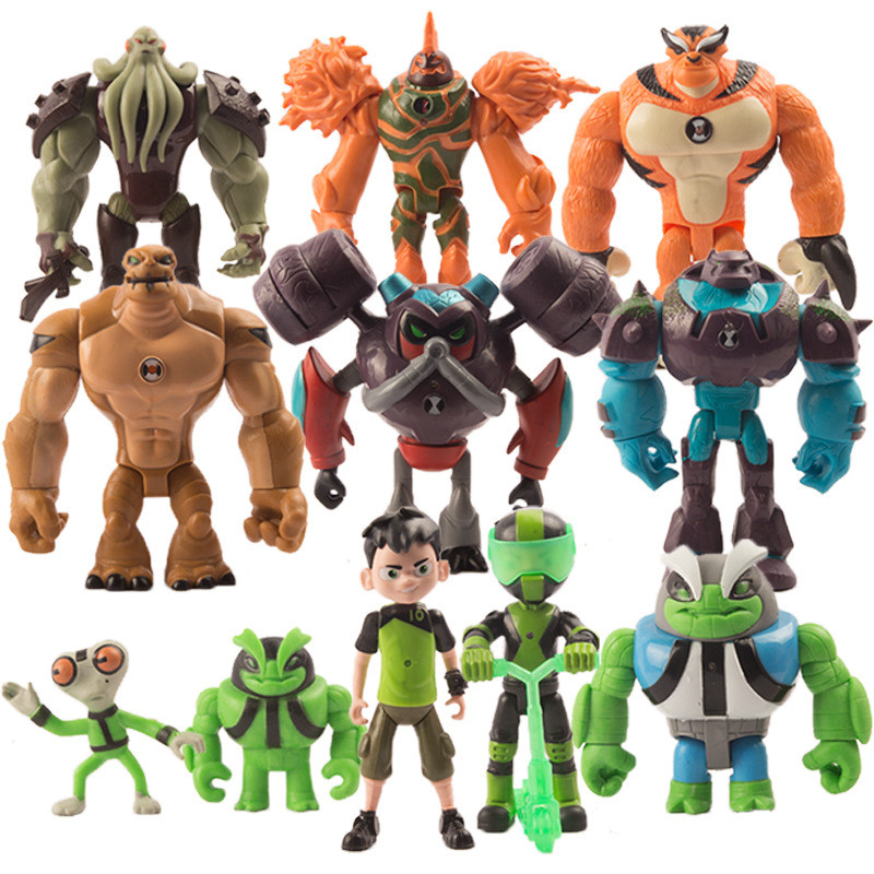 Ben 10 Figure Statue 11 Pcs Set