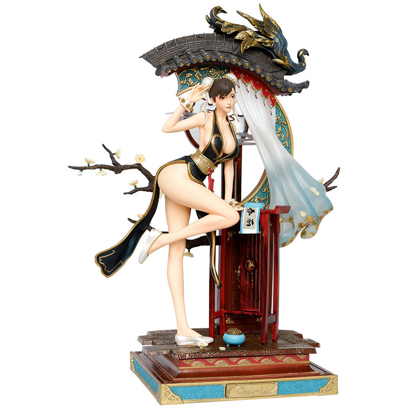 Street Fighter Chun Li Black Version GK Figure Statue