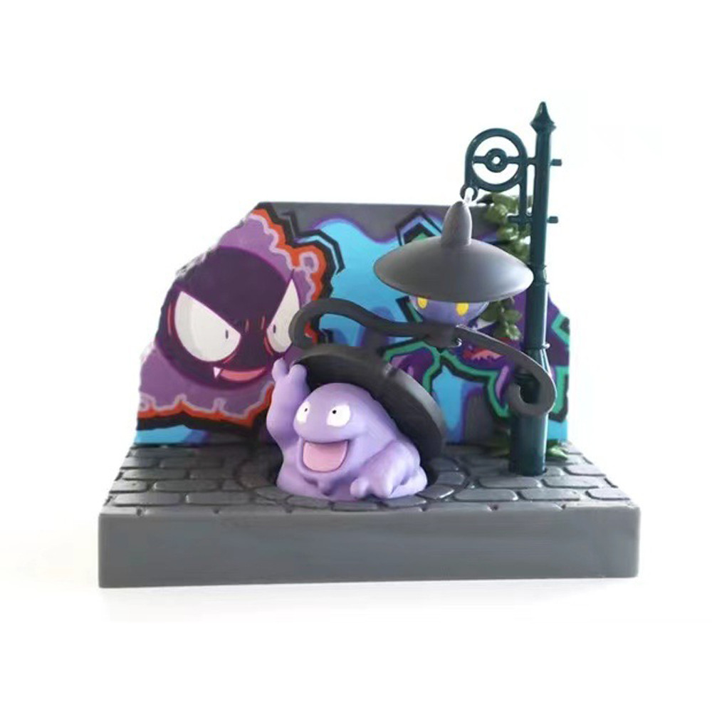 Re-ment Pokemon Town Collection Figure Statue Complete Set