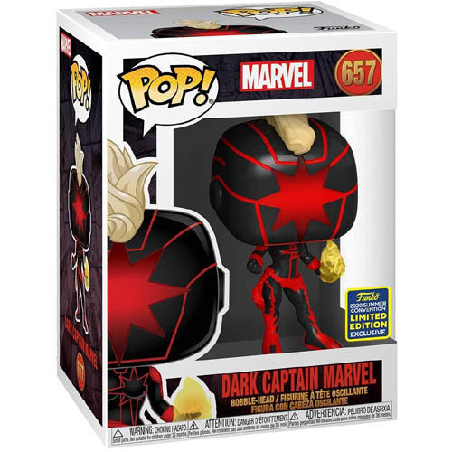 Funko Pop Dark Captain Marvel #657 Vinyl Figure